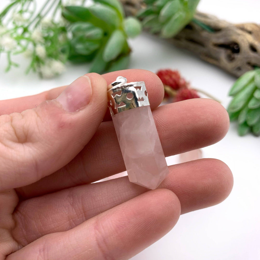 Rose Quartz Pendant - Funky Stuff