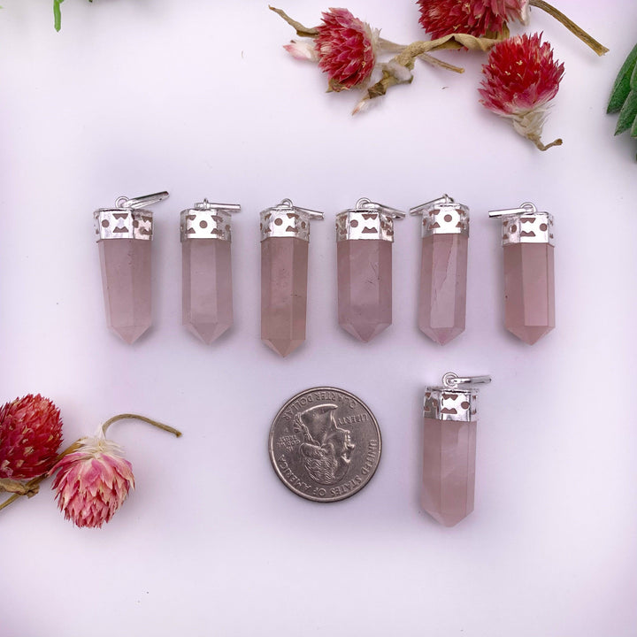 Rose Quartz Pendant - Funky Stuff