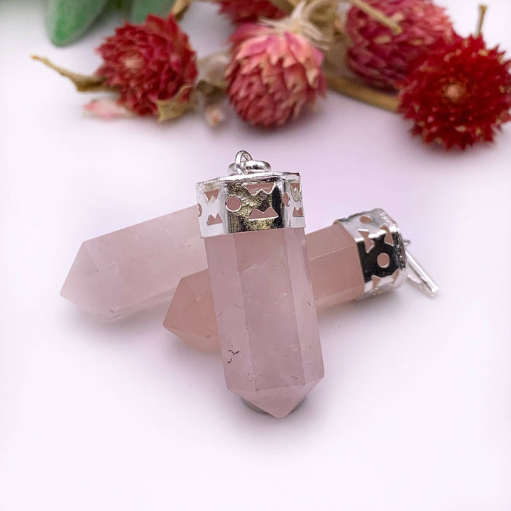 Rose Quartz Pendant - Funky Stuff