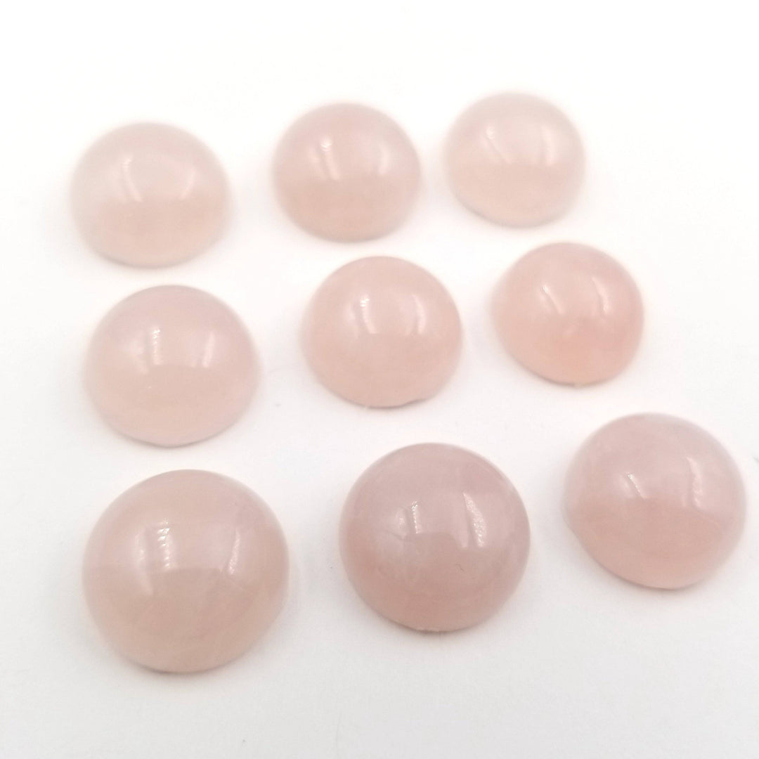 Rose Quartz Round Cabochon 15mm - Funky Stuff