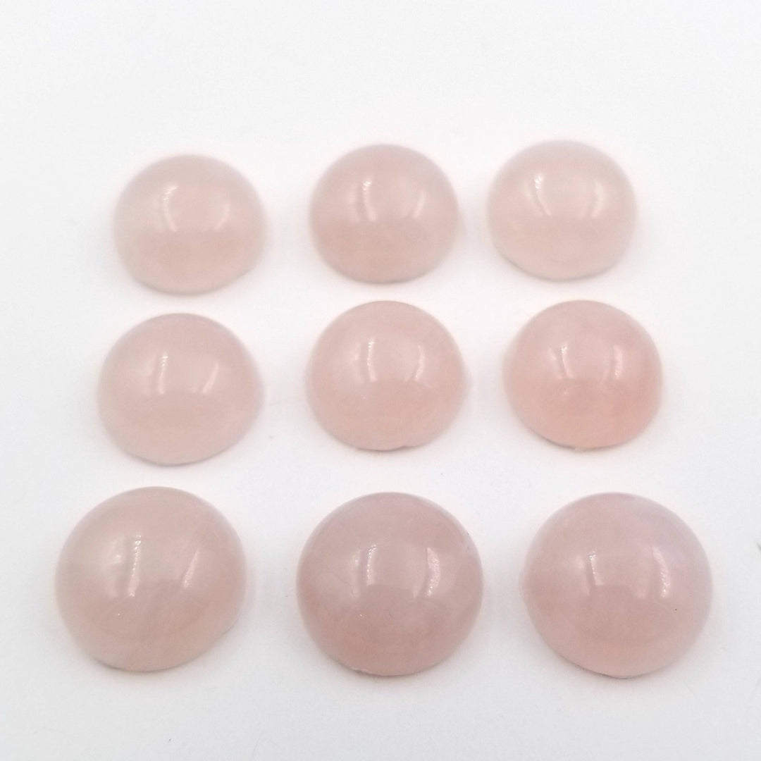 Rose Quartz Round Cabochon 15mm - Funky Stuff