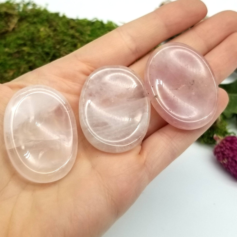 Rose Quartz Worry Stone - Funky Stuff