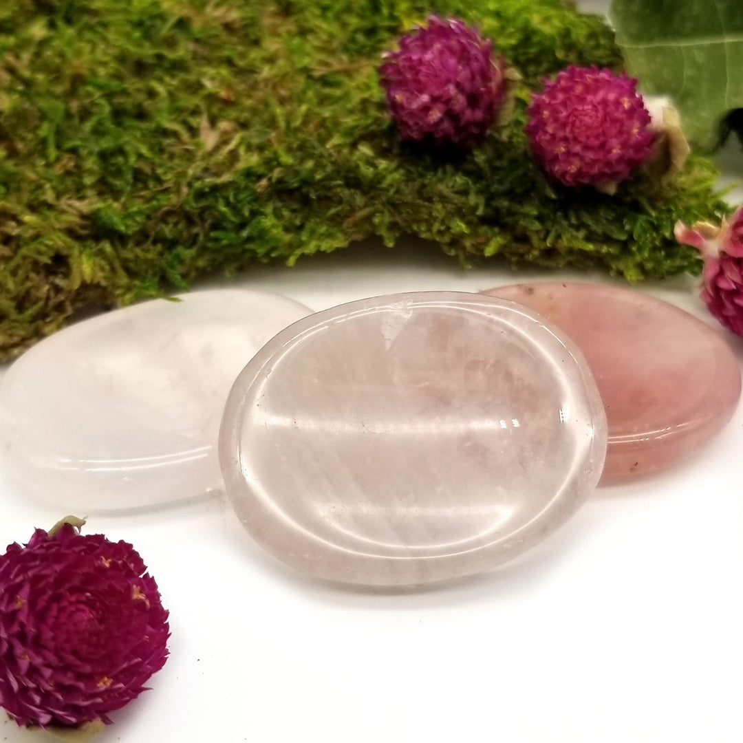 Rose Quartz Worry Stone - Funky Stuff