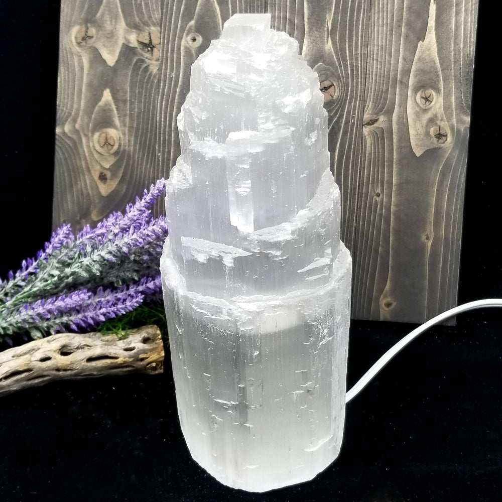 Selenite Lamp (10") - Funky Stuff