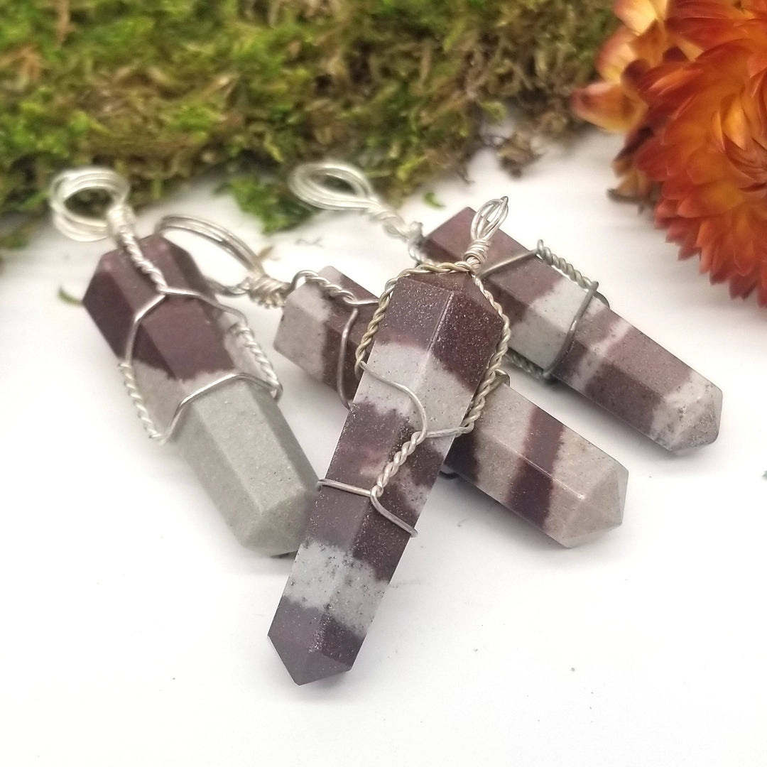 Shiva Lingam Wire Wrapped Pendant - Funky Stuff