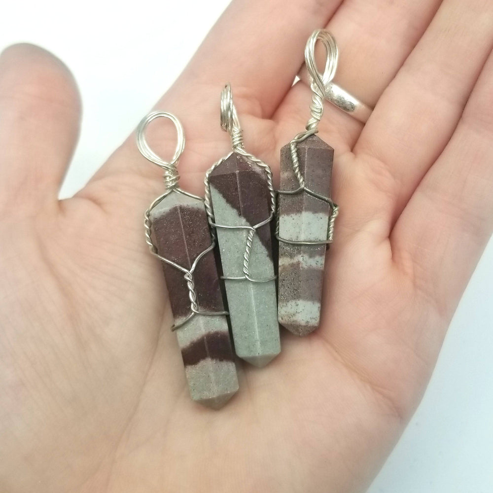 Shiva Lingam Wire Wrapped Pendant - Funky Stuff