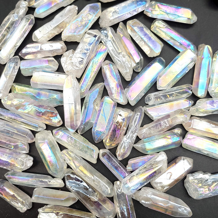White Aura Quartz Point - Funky Stuff