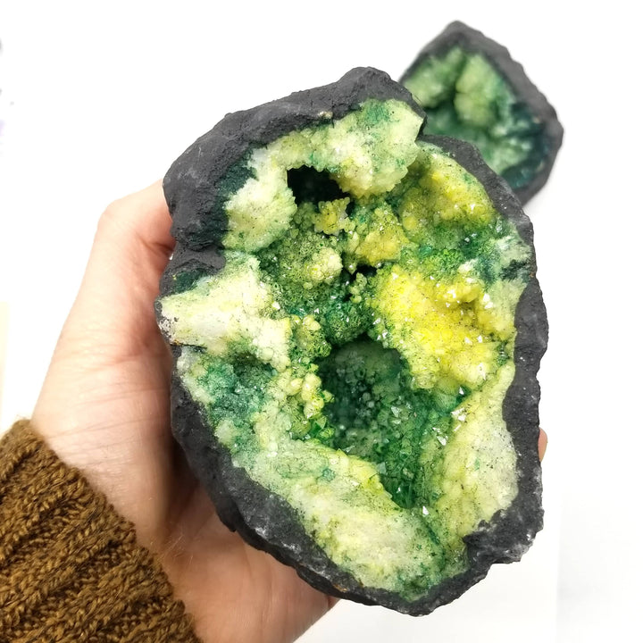 X-Large Green Geode (Dyed) - Funky Stuff