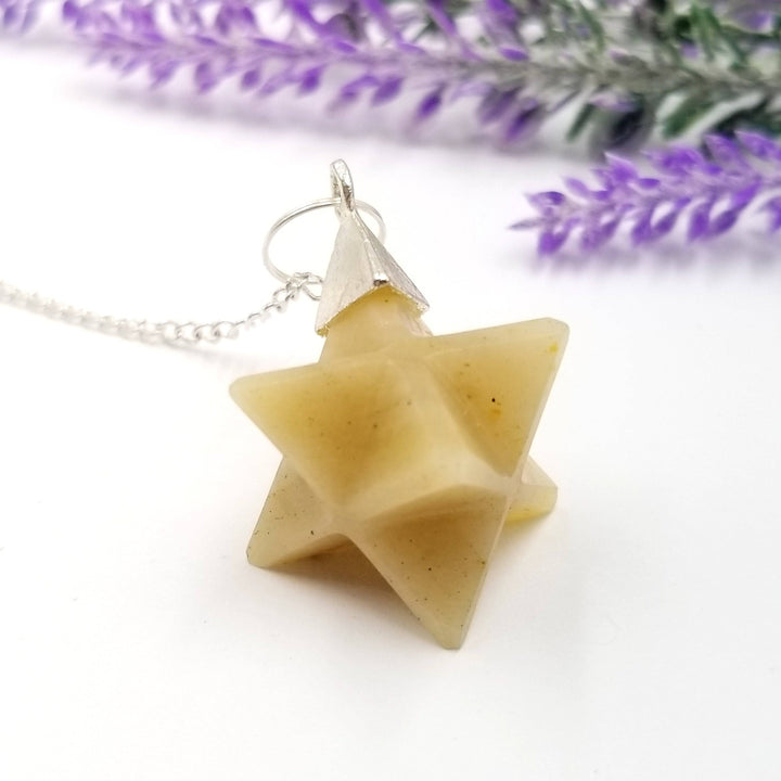 Yellow Aventurine Merkaba Pendulum - Funky Stuff