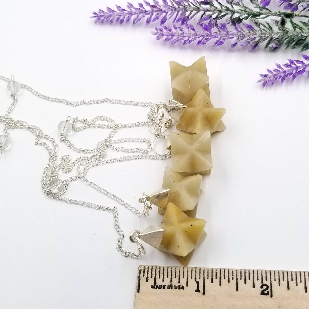 Yellow Aventurine Merkaba Pendulum - Funky Stuff