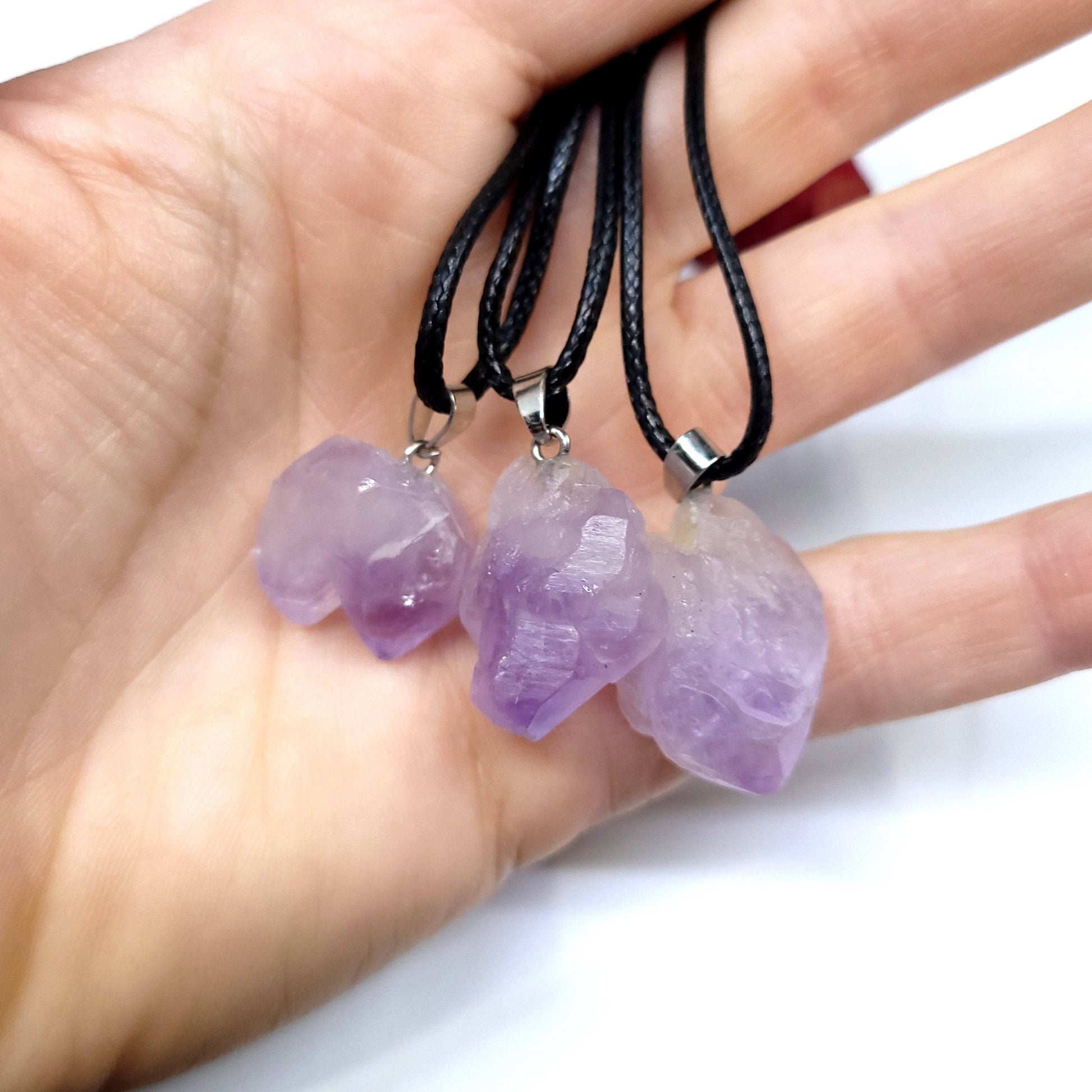 Amethyst Cluster Necklace - Funky Stuff