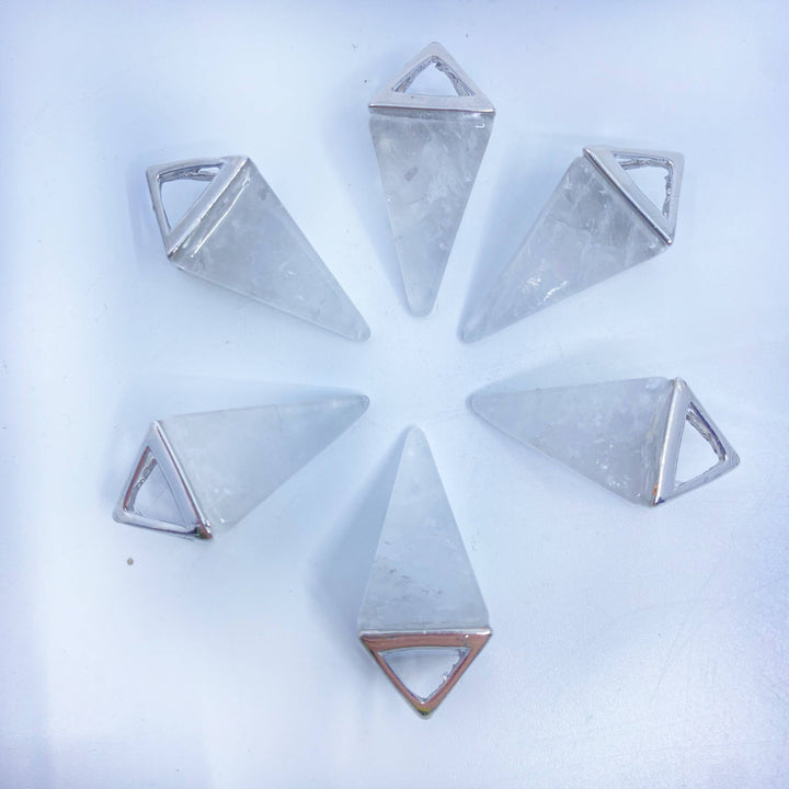 Crystal Pyramid Pendants - Funky Stuff