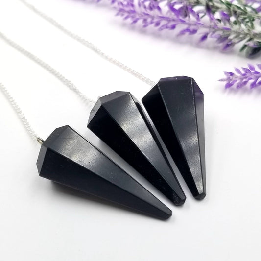 Black Obsidian Pendulum