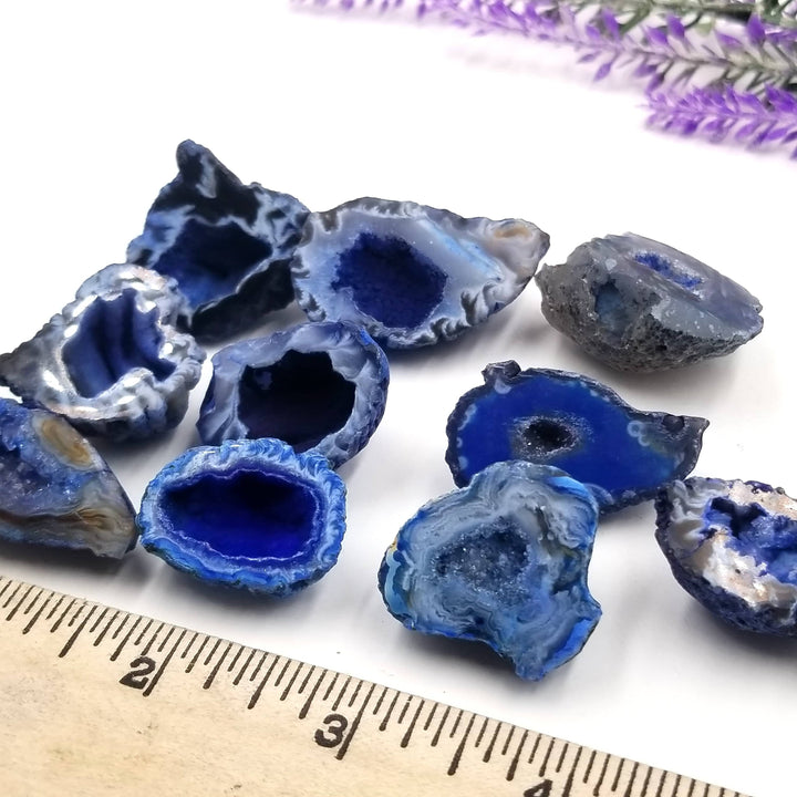 Blue Dyed Oco Geode - Funky Stuff