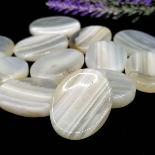Banded Agate Worry Stone - Funky Stuff