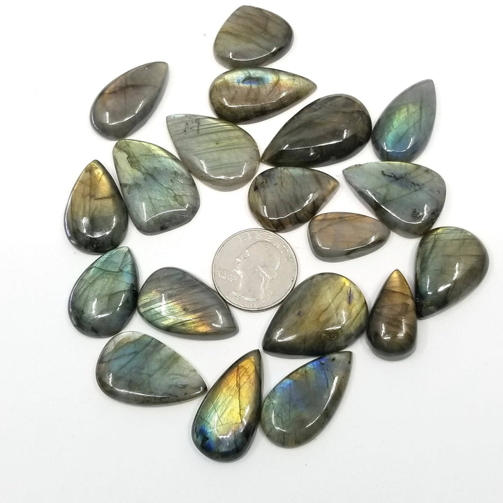 Labradorite Tear Drop Cabochon - Funky Stuff