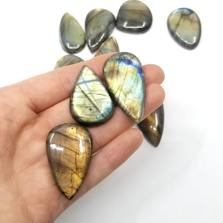 Labradorite Tear Drop Cabochon - Funky Stuff