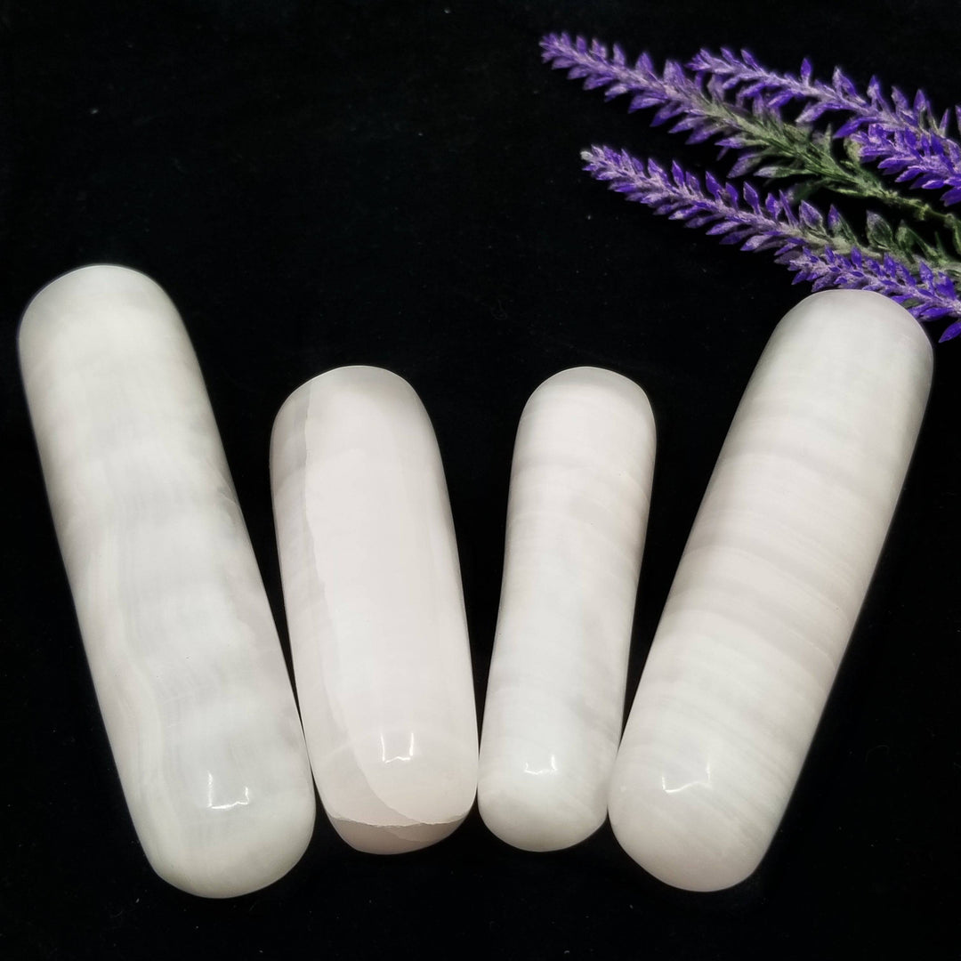 Mangano Calcite Massage Wand (UV Reactive) - Funky Stuff