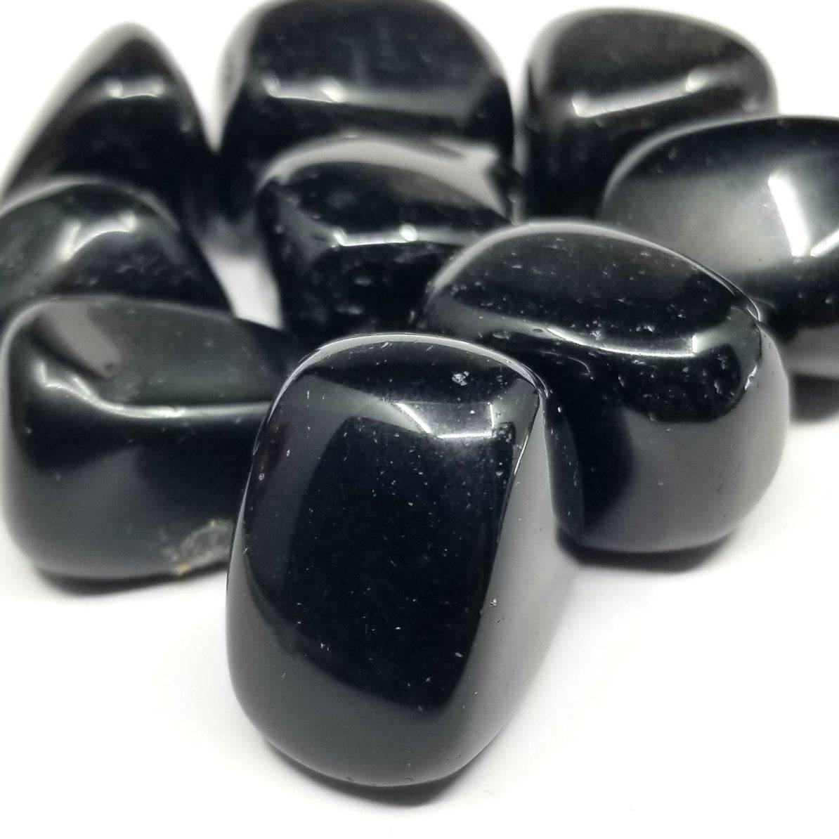 Black Obsidian Tumbled Stones 1 lb