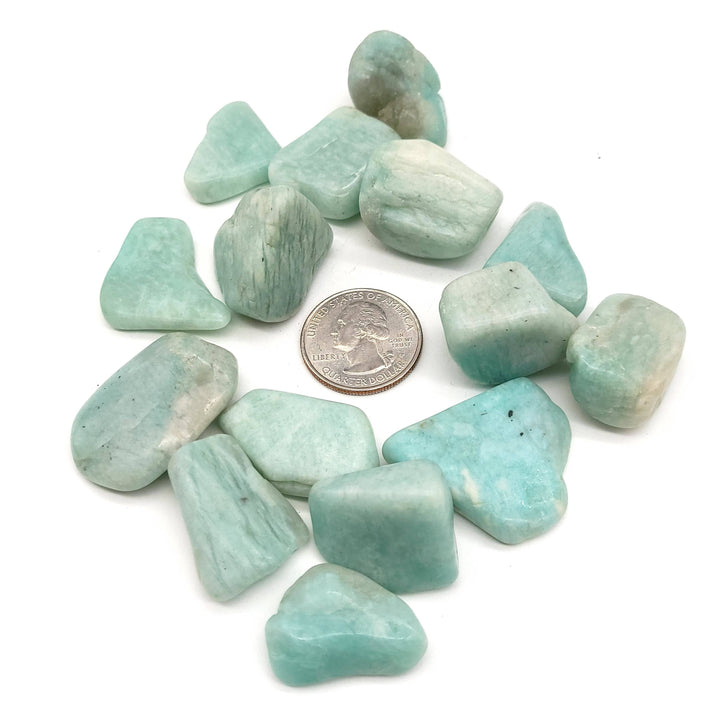 Amazonite Tumbled Stone - Funky Stuff