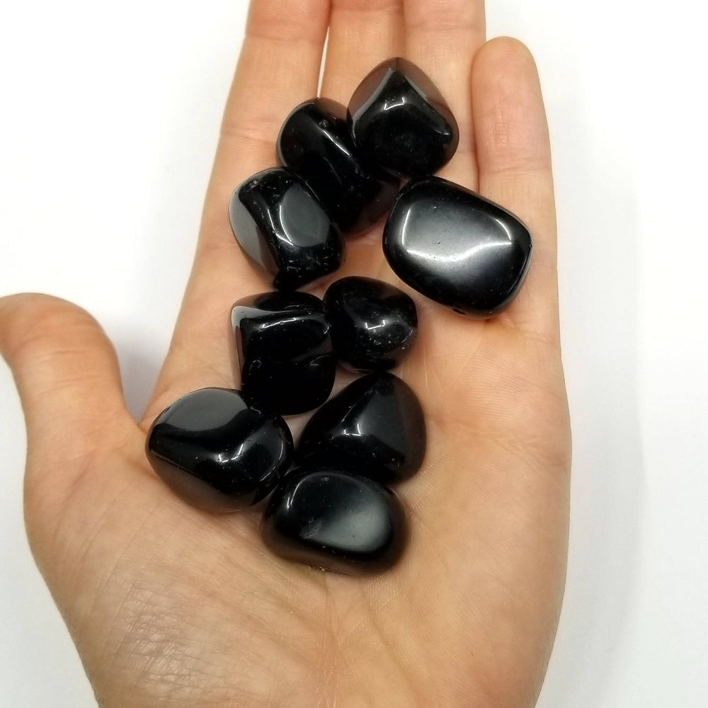 Black Obsidian Tumbled Stone - Funky Stuff