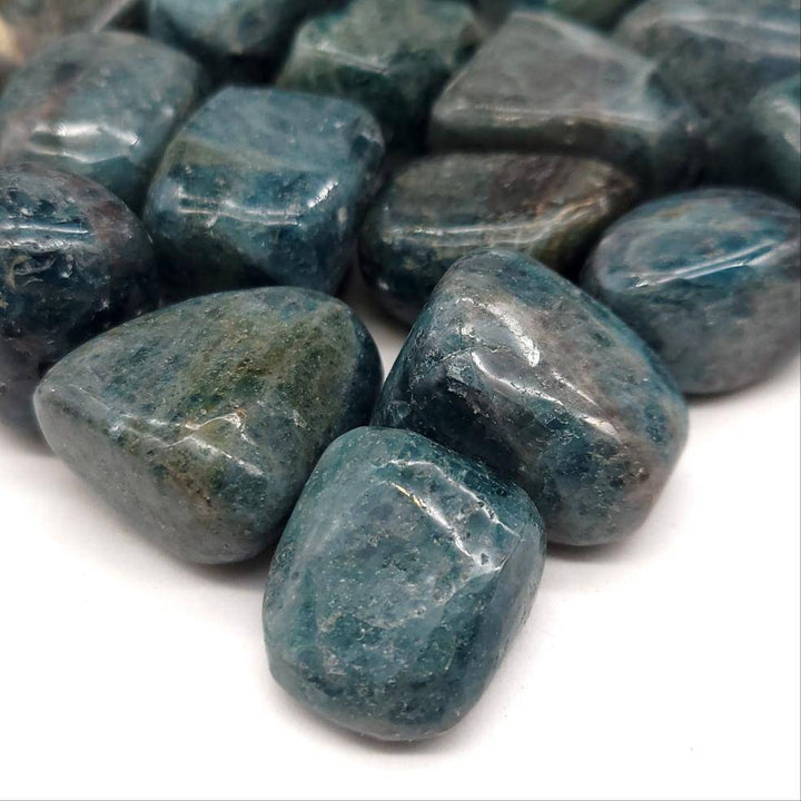 Blue Apatite Tumbled Stone - Funky Stuff