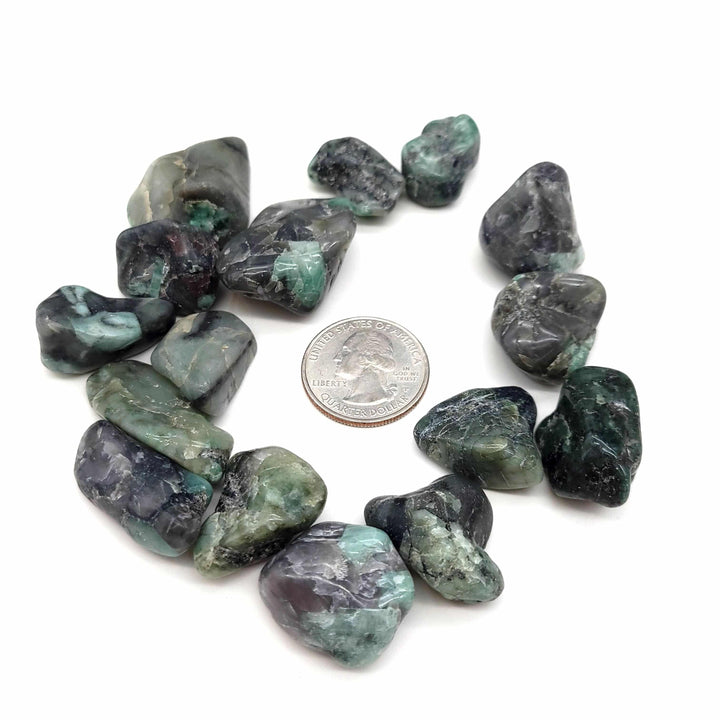Emerald Tumbled Stone - Funky Stuff