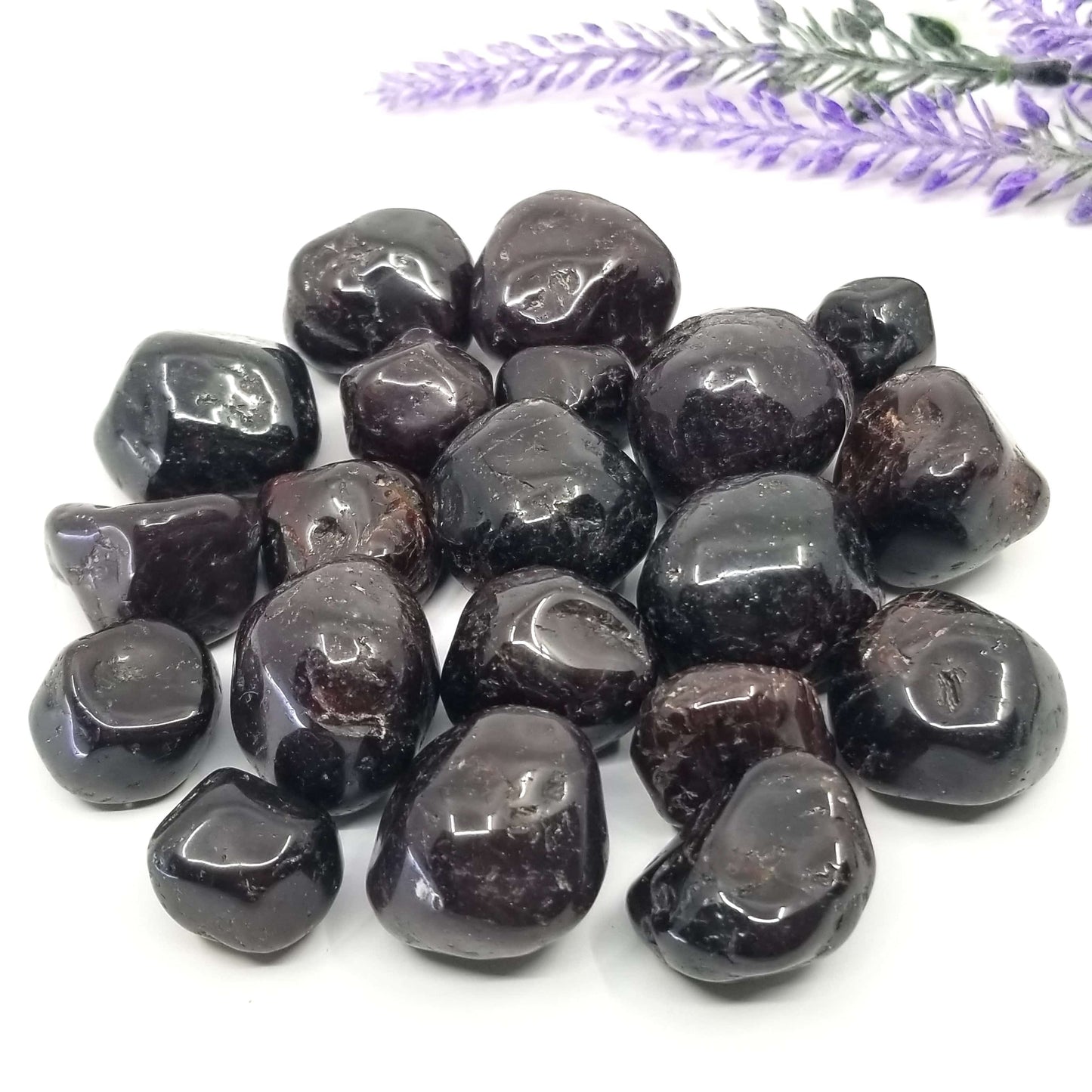 Garnet Tumbled Stones 1 LB