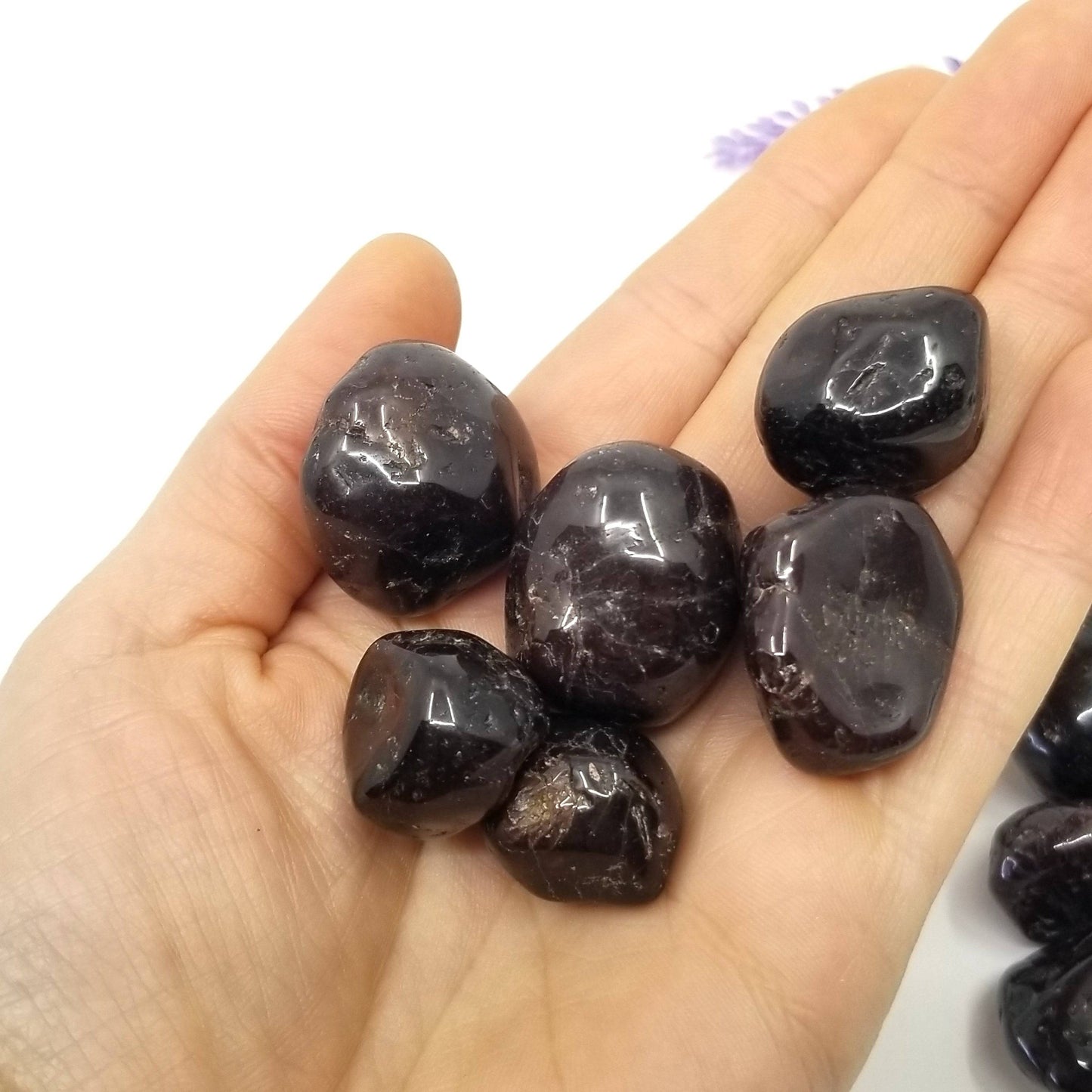 Garnet Tumbled Stones 1 LB