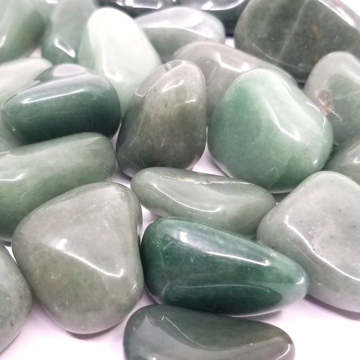 Green Aventurine Tumbled Stones (A Grade) 1 LB - Funky Stuff