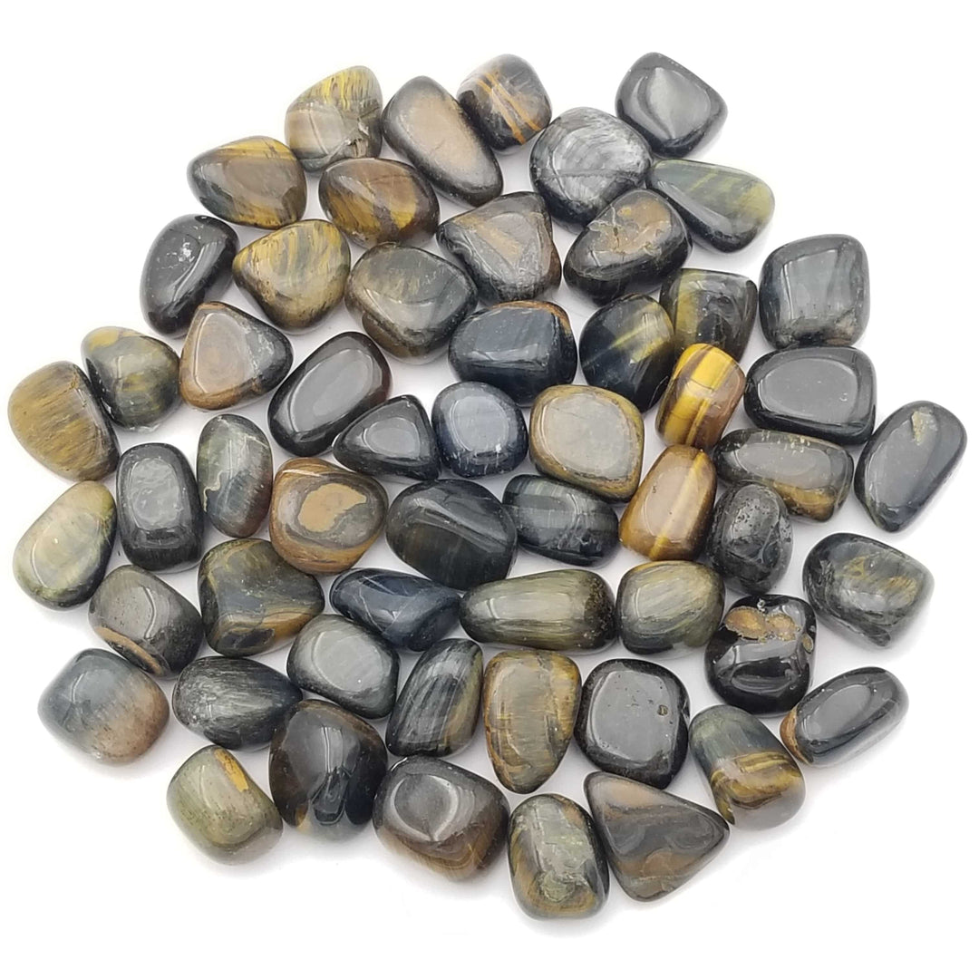 Hawk's Eye (Blue Tiger's Eye) Tumbled Stone - Funky Stuff