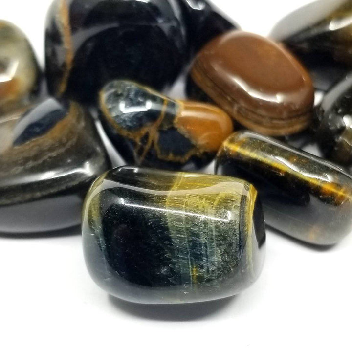 Hawk's Eye (Blue Tiger's Eye) Tumbled Stone - Funky Stuff