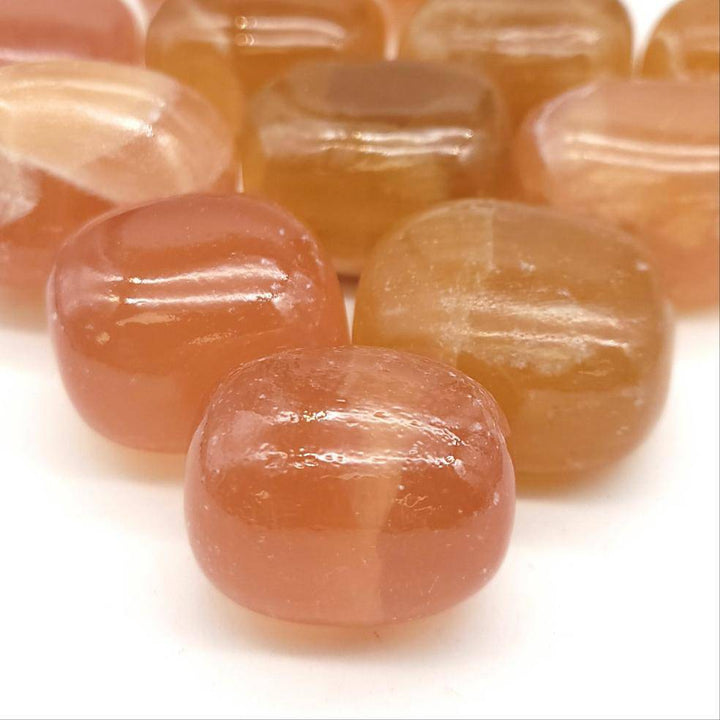 Honey Calcite Tumbled Stone - Funky Stuff