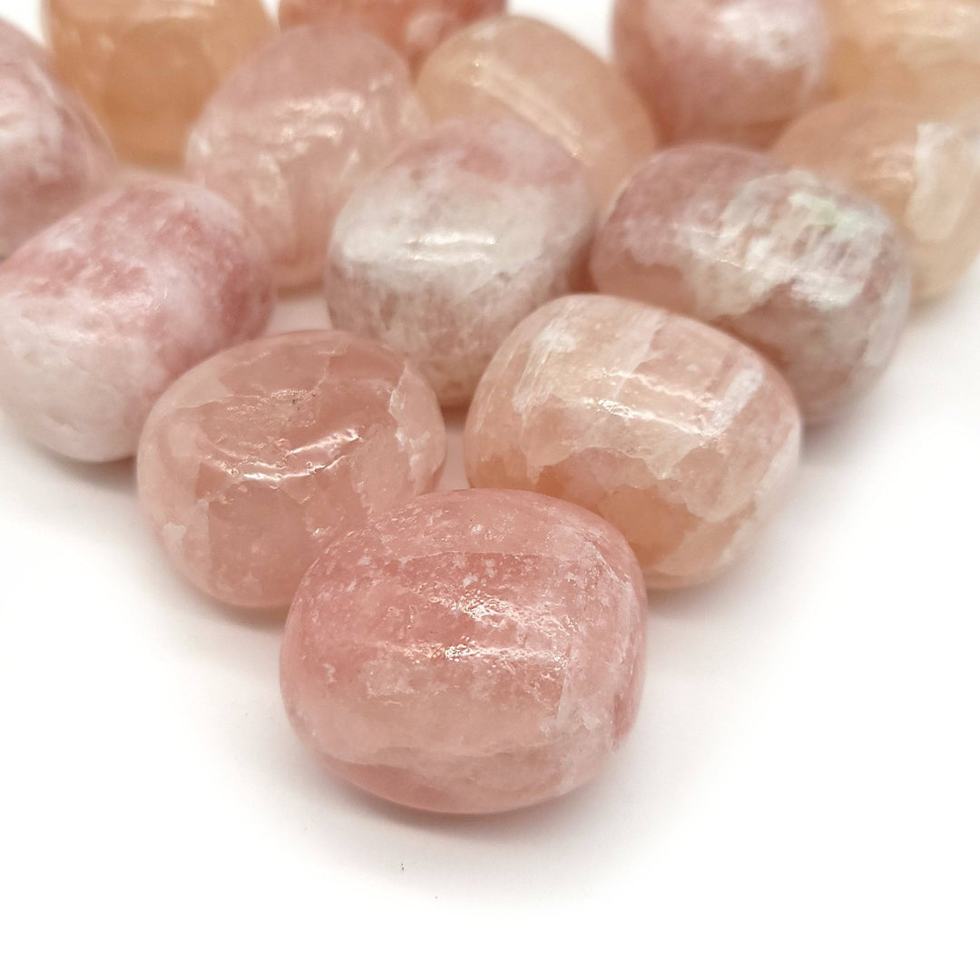Pink Calcite Tumbled Stone - Funky Stuff
