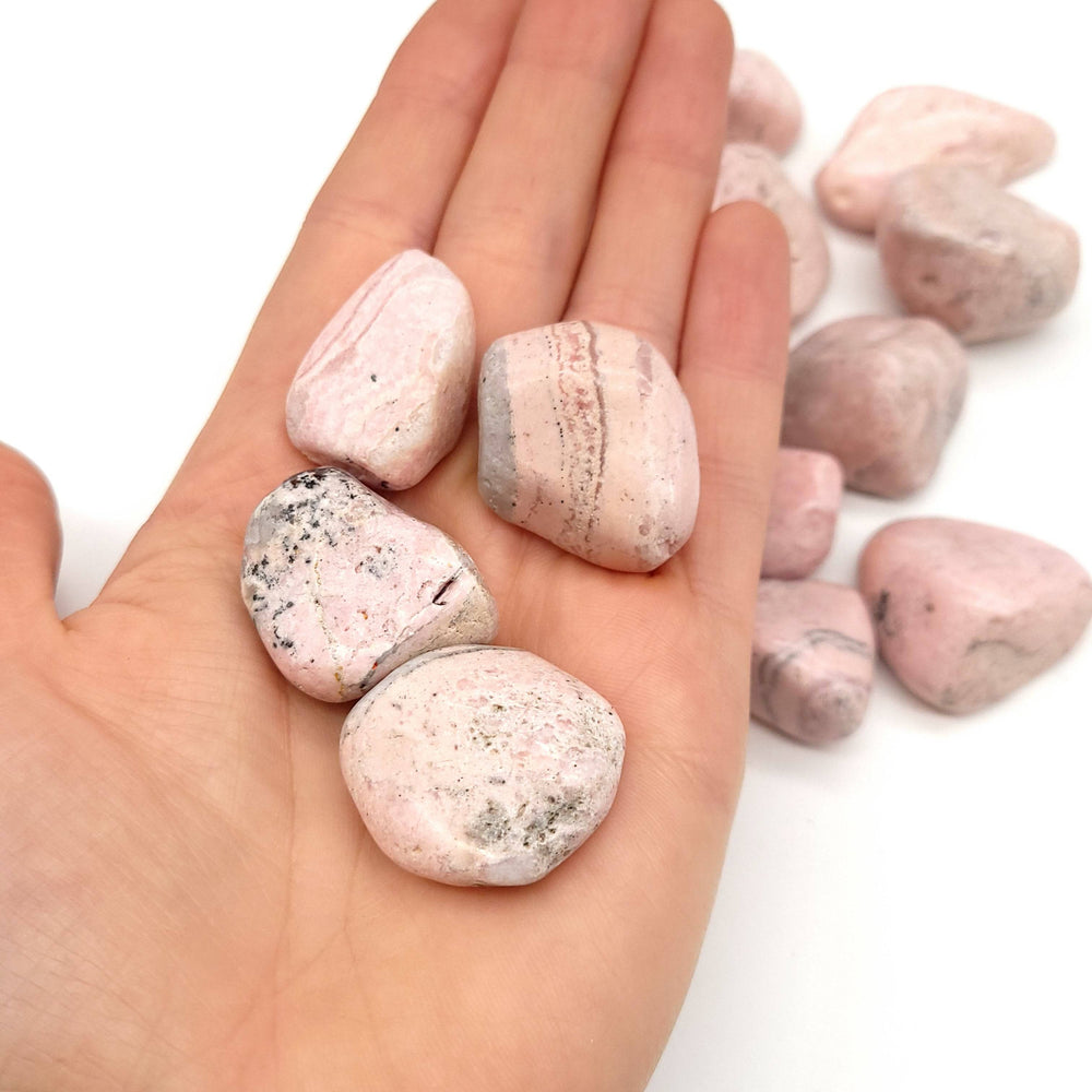 Rhodochrosite Tumbled Stone - Funky Stuff