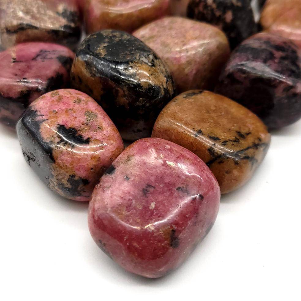 Rhodonite Tumbled Stone - Funky Stuff