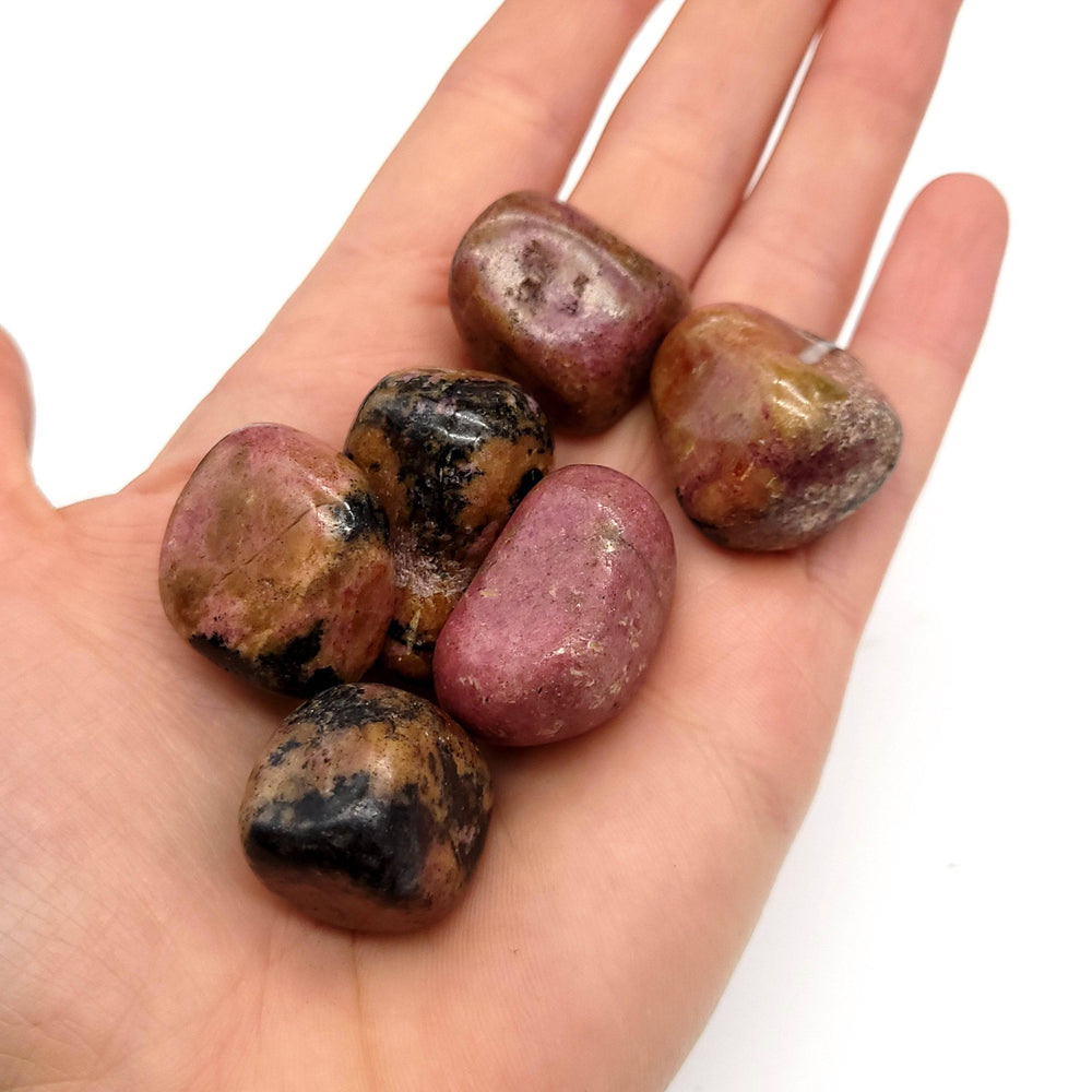 Rhodonite Tumbled Stone - Funky Stuff