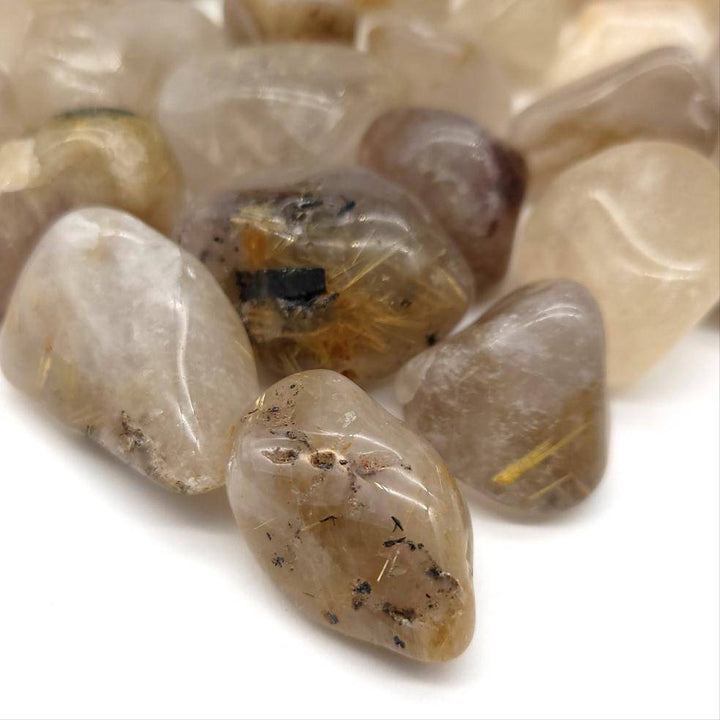 Rutilated Quartz Tumbled Stone - Funky Stuff