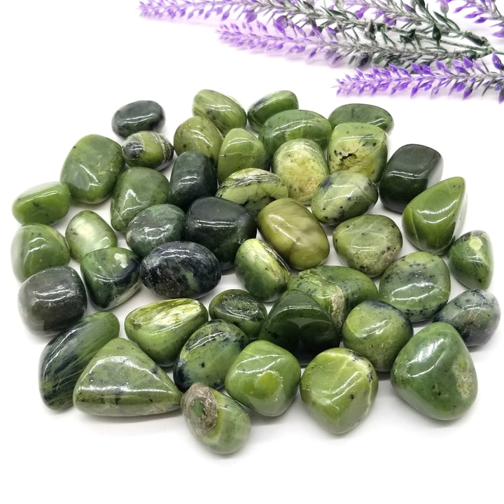 Serpentine Tumbled Stones 1 LB - Funky Stuff