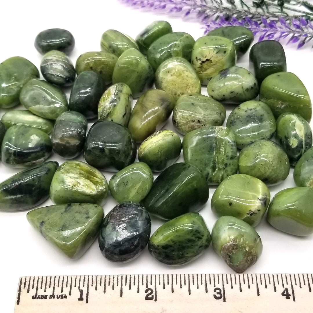 Serpentine Tumbled Stones 1 LB - Funky Stuff