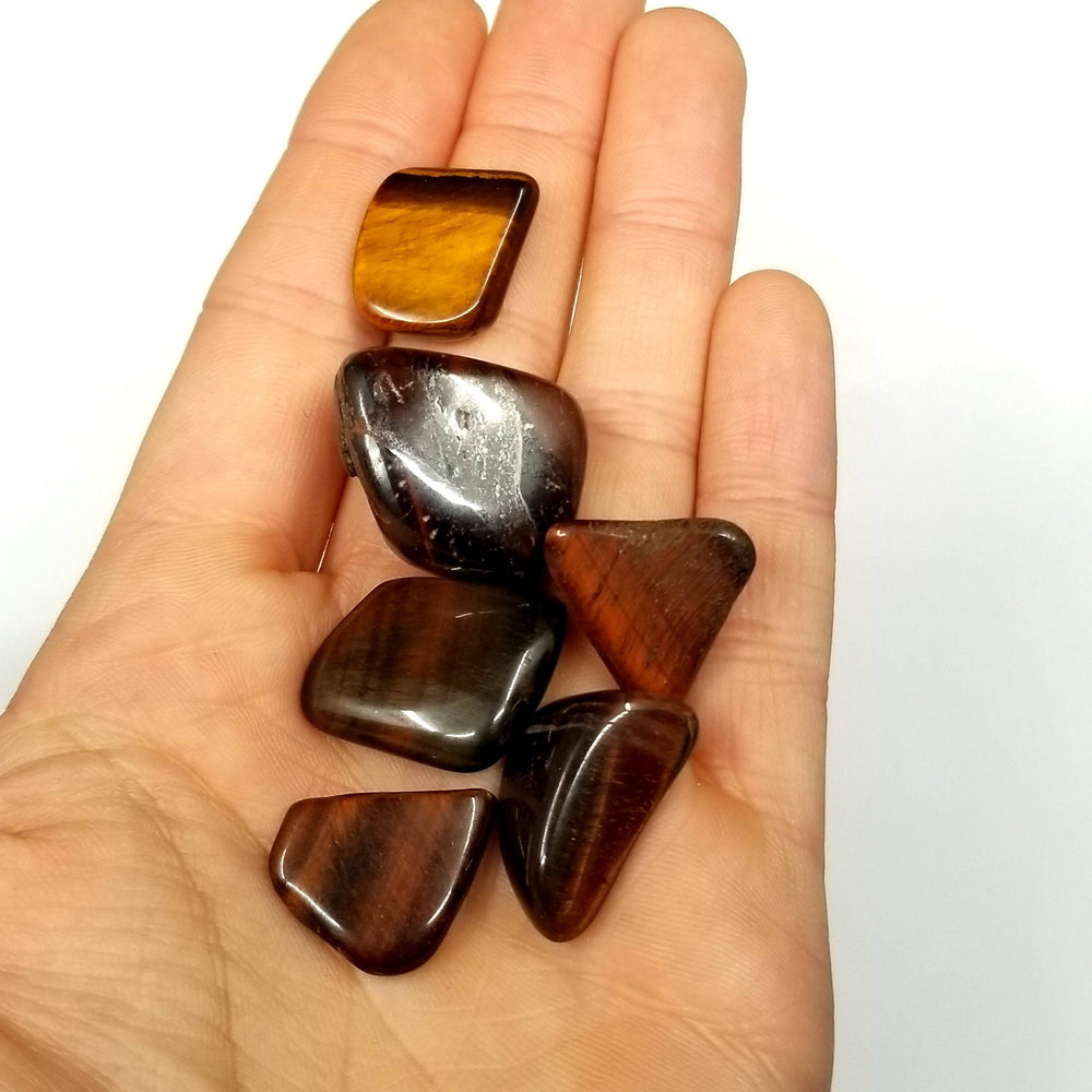 Tiger Iron (Red Tiger's Eye) Tumbled Stone - Funky Stuff