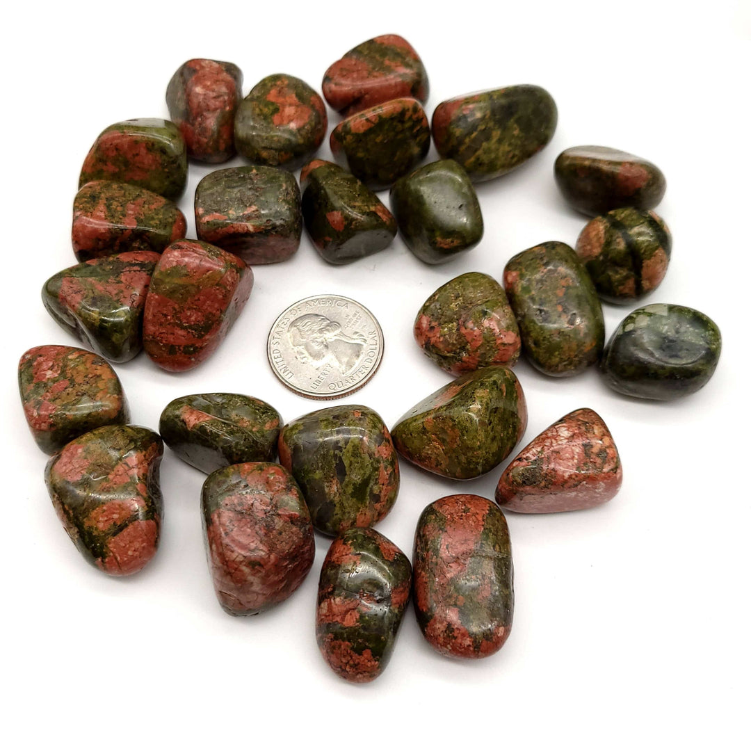 Unakite Tumbled Stone - Funky Stuff