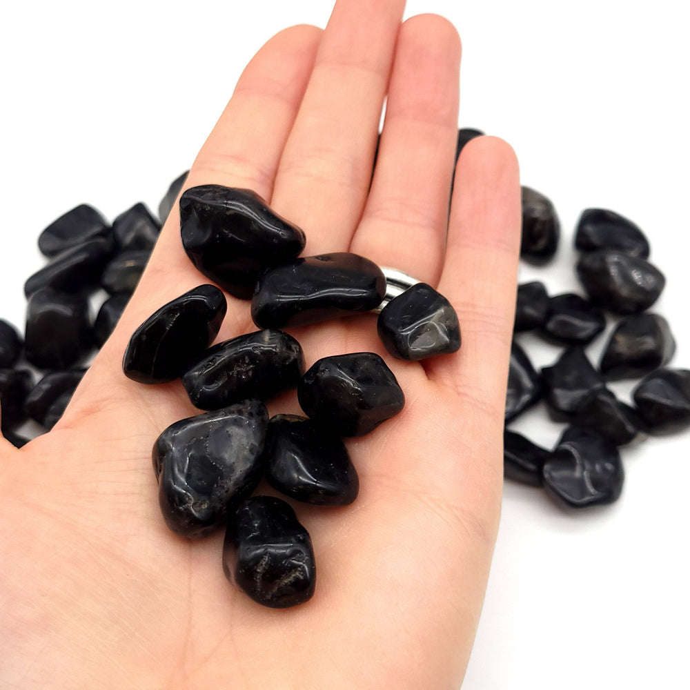 Black Onyx Tumbled Stone - Funky Stuff