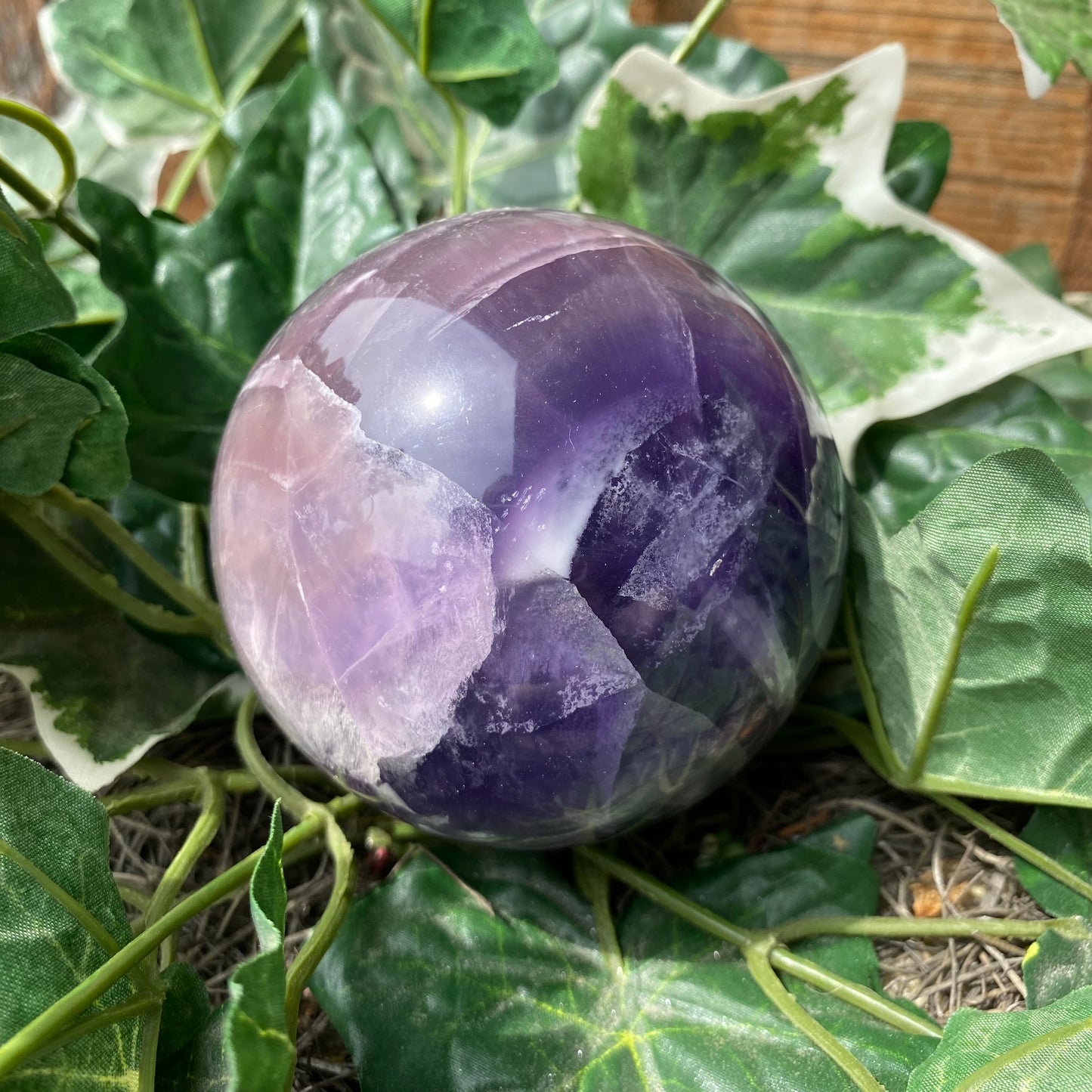 Fluorite Sphere (Purple) - Funky Stuff