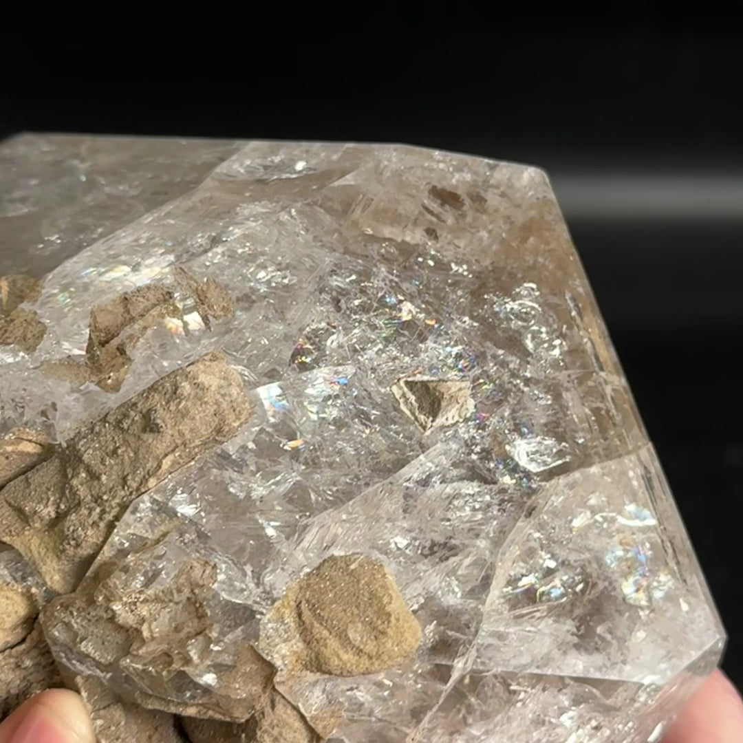 Herkimer Diamond on Matrix