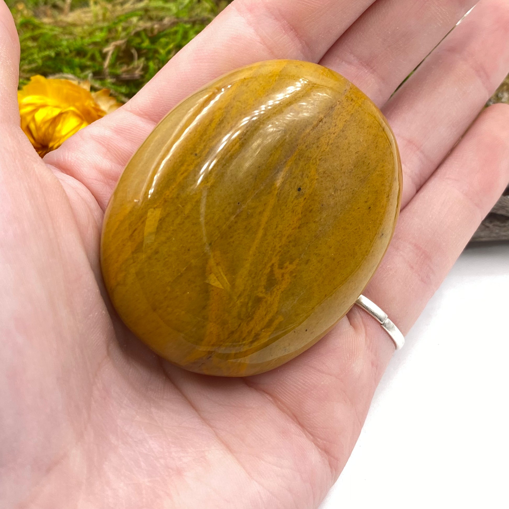 Yellow Aventurine Palmstone - Funky Stuff
