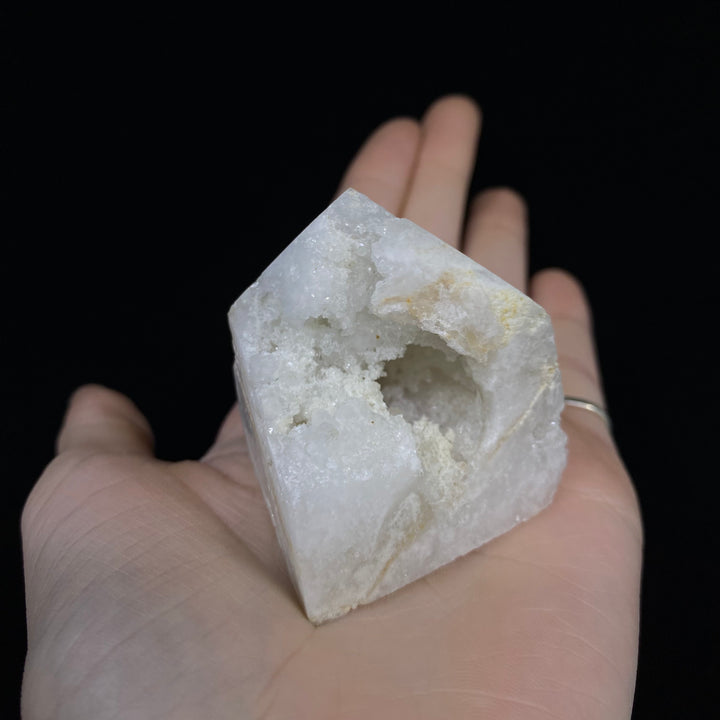 White Agate Druzy Tower - Funky Stuff