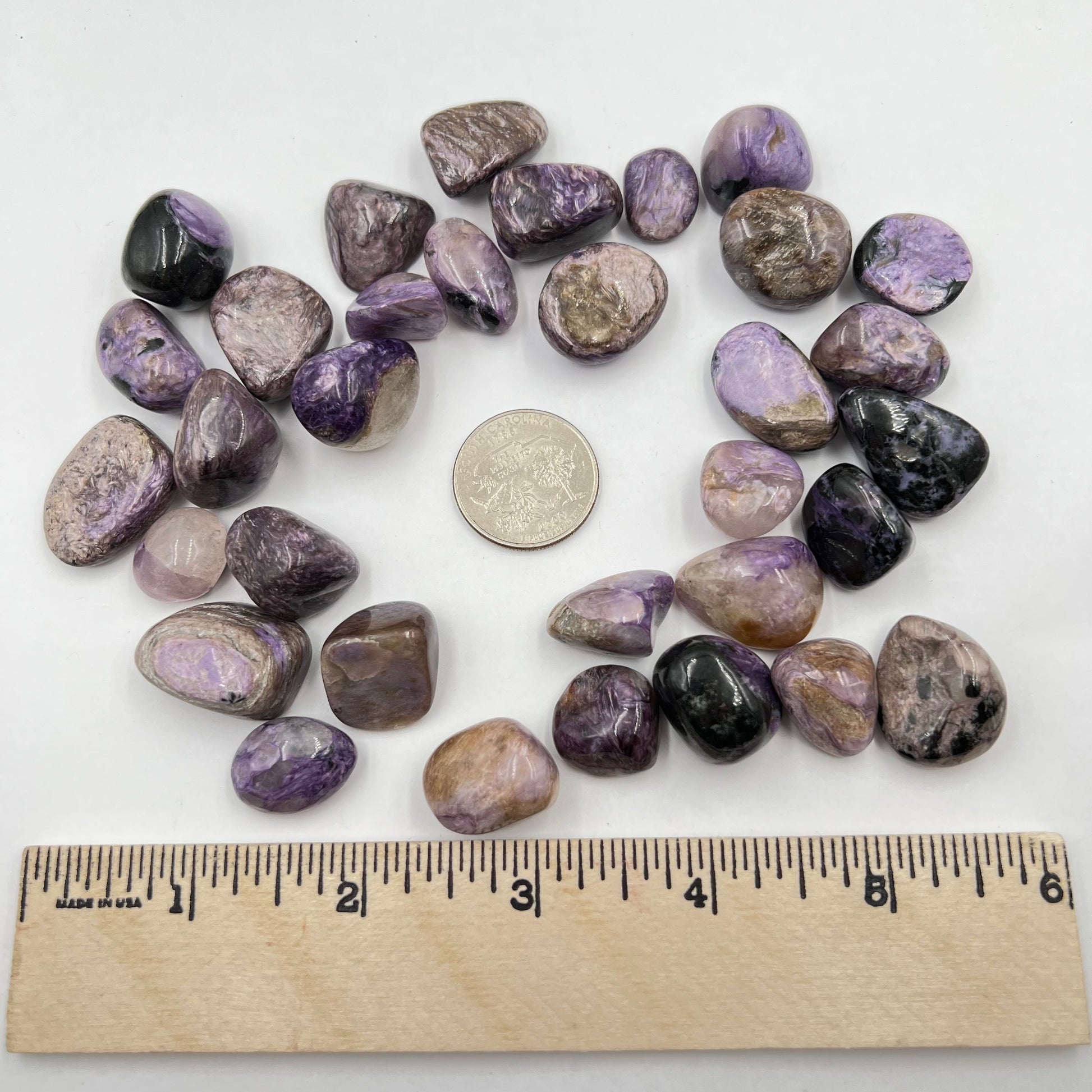 Charoite Tumbled Stone - Funky Stuff
