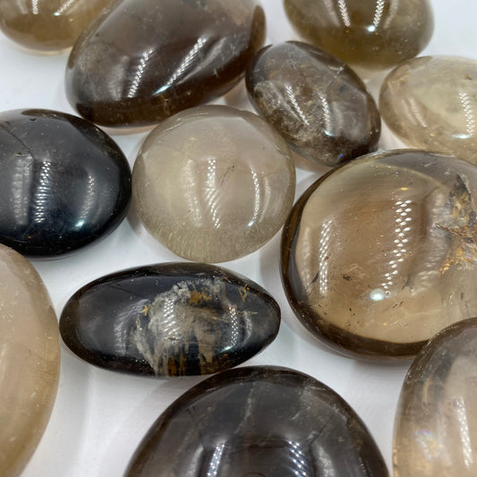 Smoky Quartz Palmstone - Funky Stuff