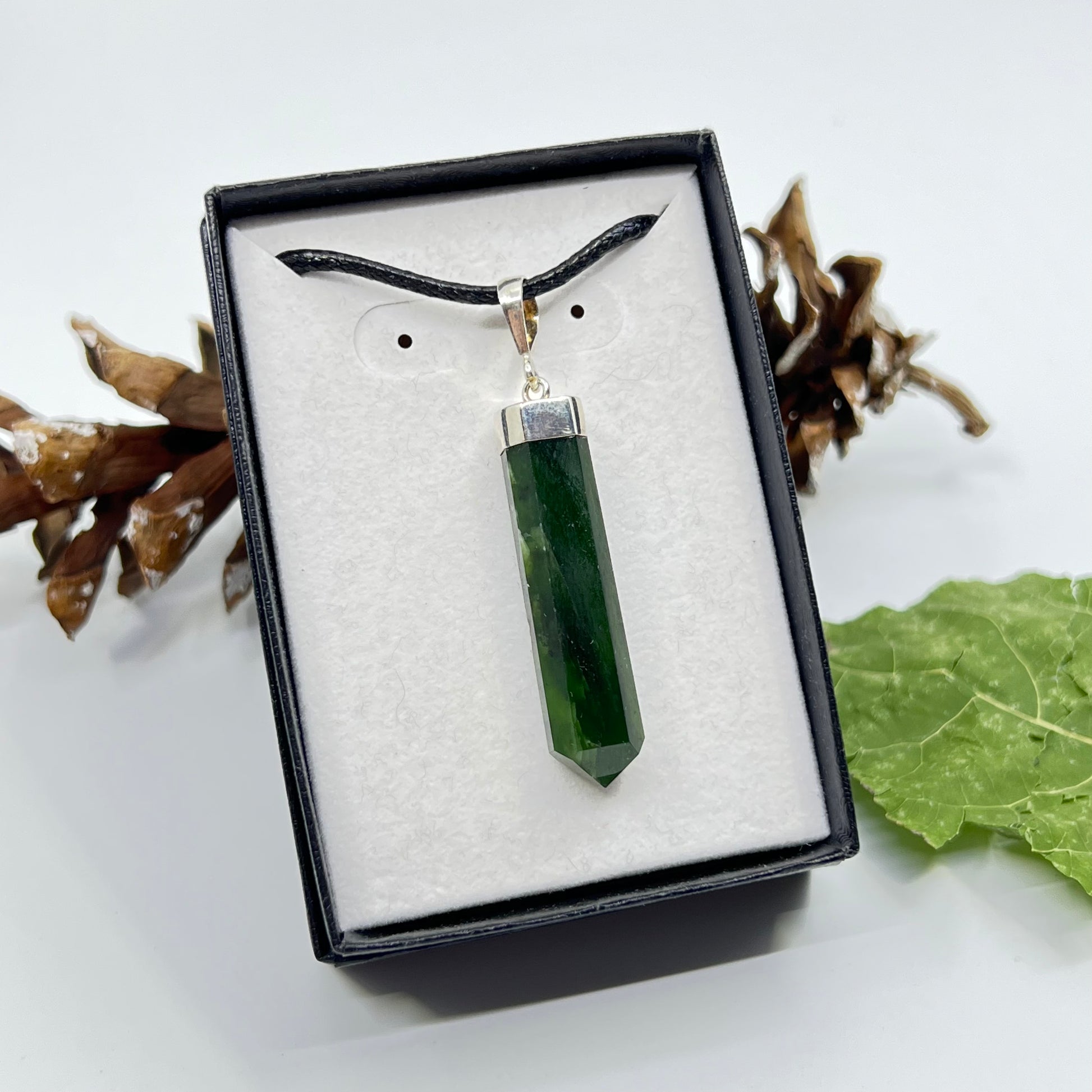 Nephrite Jade Point Pendant - Funky Stuff